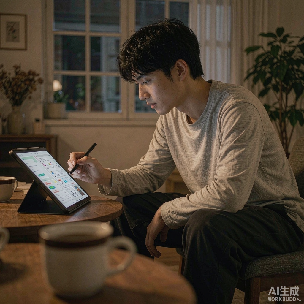 用平板和AI一起想点子